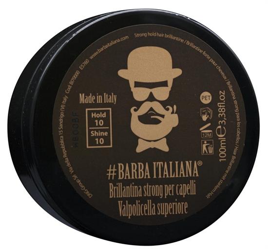BARBA ITALIANA VALPOLICELLA 100ML BRILLANTINA STRONG PER CAPELLI