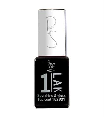 PEGGY SAGE 1-LAK XTRA GLOSS & SHINE TOP COAT 5ML - 182057